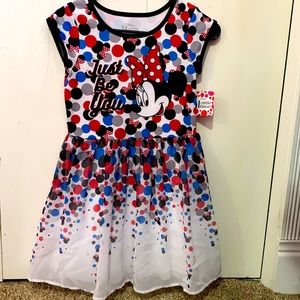 Pull on Minnie Mouse girls dress